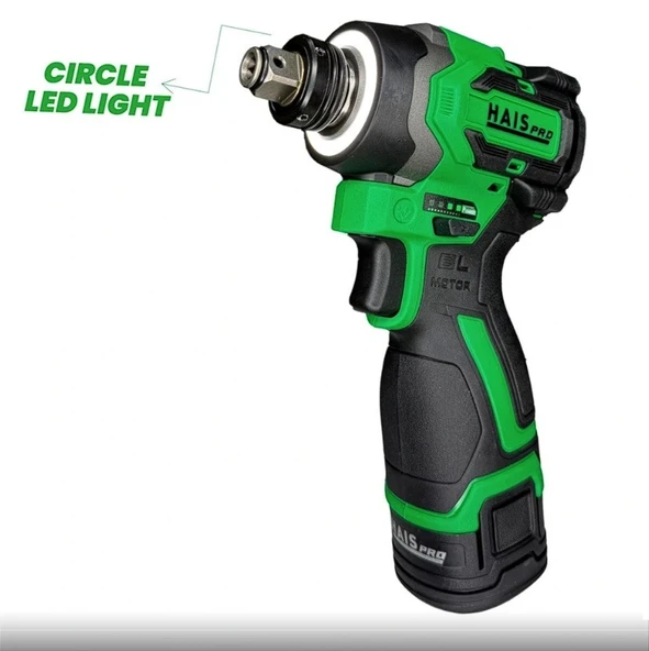 Haispro RB-SD1608W Profesyonel Vidalama Somun Sıkma 16 V 2.0 Ah Çift Akü ürün görseli 1