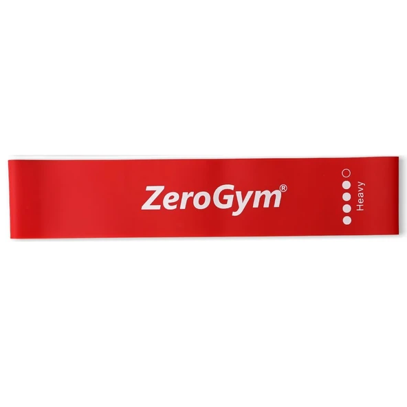 Zerogym Lbl04 Loop Bant Latex 25,5cm X 5cm 0,9mm Sert Kırmızı ürün görseli 1