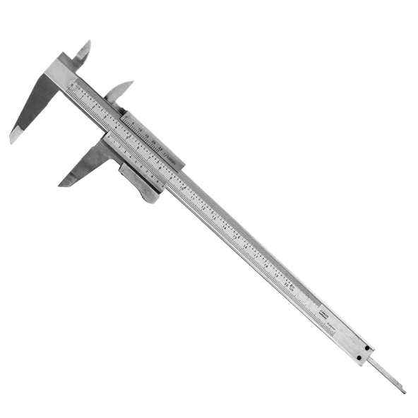 (0.02 Hassasiyet) 200 mm Kilitli Mekanik Kumpas Monoblok Metal Gövde İç Dış Derinlik Ölçüm Aleti ürün görseli 1