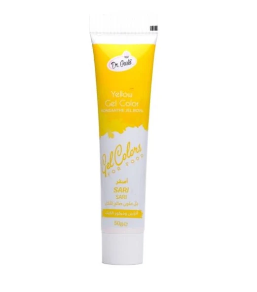 DR GUSTO TÜP JEL GIDA BOYASI SARI - 50 GR ürün görseli 1