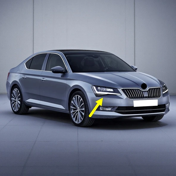 Skoda Superb 3 2015-2019 Sağ Far Yıkama Motoru Jeti 3V0955966 ürün görseli 1