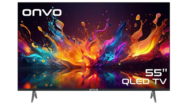 Onvo 55OVF9250UQ 55" Uydu Alıcılı 4K Ultra HD Google Smart QLED TV ürün görseli 1