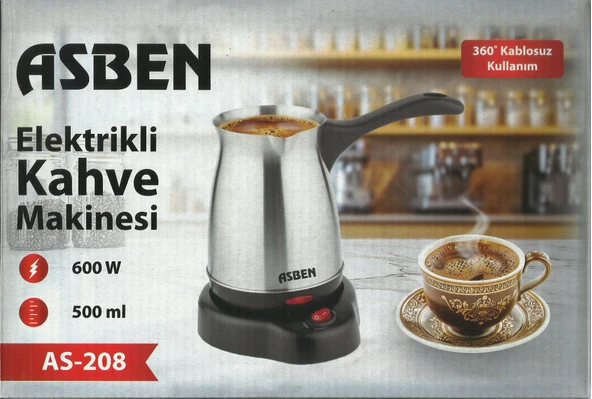 Asben ÇELİK AS-209 Elektrikli cezve kahve makinesi ürün görseli 1