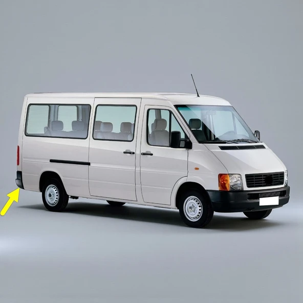 VW LT35 Volt 1996-2007 Arka Tampon Sağ Köşe Kaplaması 2D1807322 ürün görseli 1