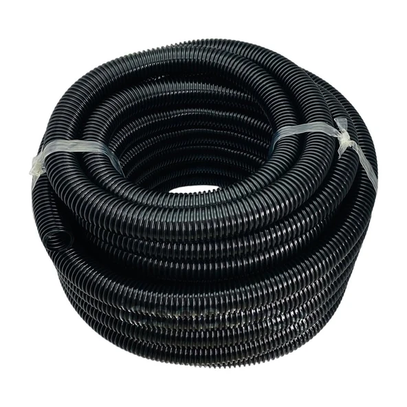 20 Metre İç Çap 35mm - Dış Çap 38.5mm Siyah Süpürge Hortumu | Ev, Ofis, Endüstriyel ve Ticari Kullanım ürün görseli 1