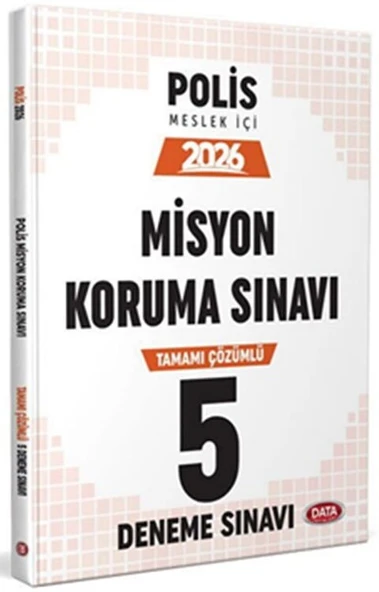 2026 Polis Misyon Koruma Sınavı 5 Deneme Data Yayınları ürün görseli 1