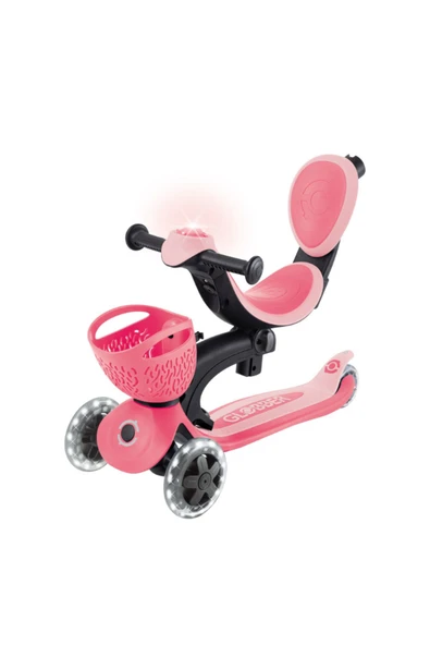 GLOBBER IŞIKLI SCOOTER KOYU PASTEL PEMBE - Resim 8