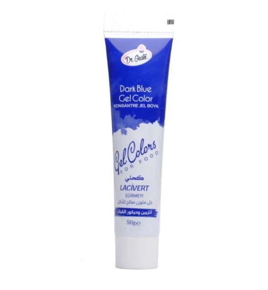 DR GUSTO TÜP JEL GIDA BOYASI LACİVERT - 50 GR ürün görseli 1