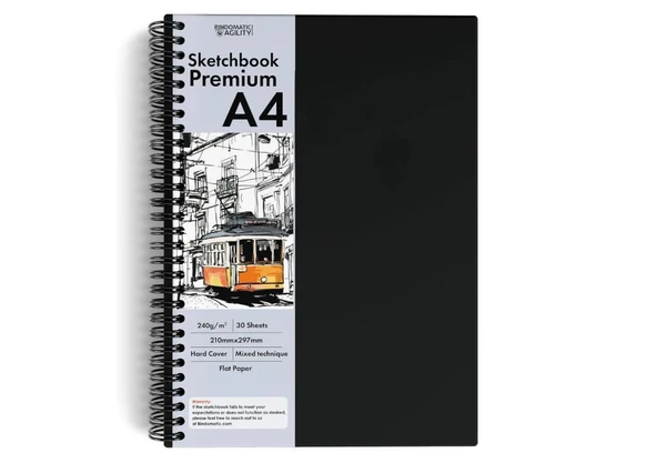Bindomatic Agility Collection Sketcbook A5 Çizim Defteri 240g 30 Yaprak ürün görseli 1