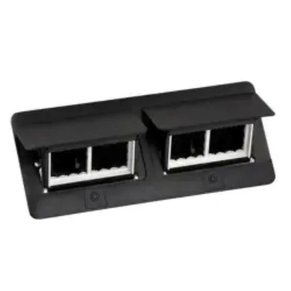 Legrand 654005 Pop-Up Donatılabilir Masa Buatı Mat Siyah 8 (2X4) Modül (Boş Kasa) ürün görseli 1