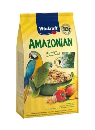 Vitakraft Amazon Afrika Ve Gri Papağan Yemi 750 Gr x 5 Adet ürün görseli 1