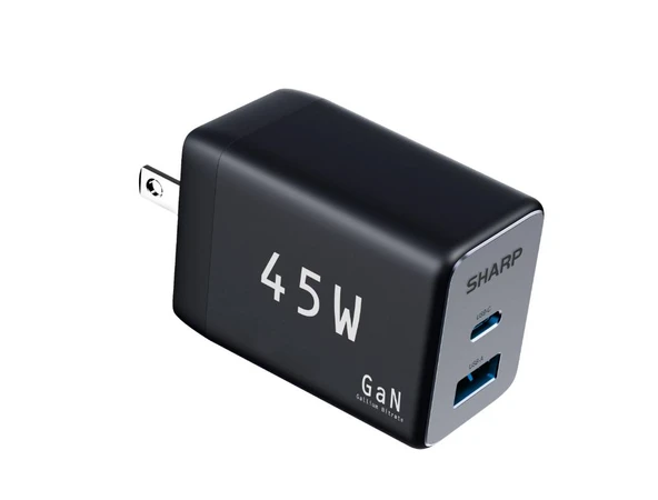 Sharp GaN Usb A ve Usb C Şarj Adaptörü 45W ürün görseli 1