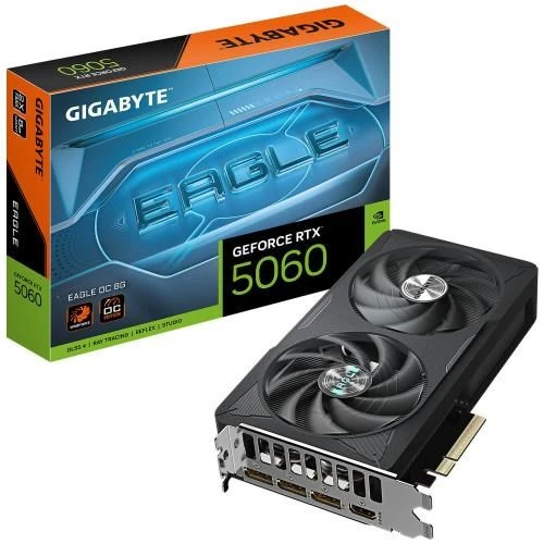 GIGABYTE 8GB RTX5060 EAGLE OC GV-N5060EAGLE OC-8GD GDDR7 HDMI-DP PCIE 5.0 ürün görseli 1