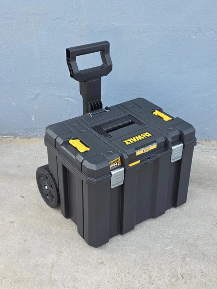 Dewalt TSTAK Ağır Hizmet Tipi Tekerlekli Derin Takım Çantası DW011 (Çıtır Darbeli) ürün görseli 1
