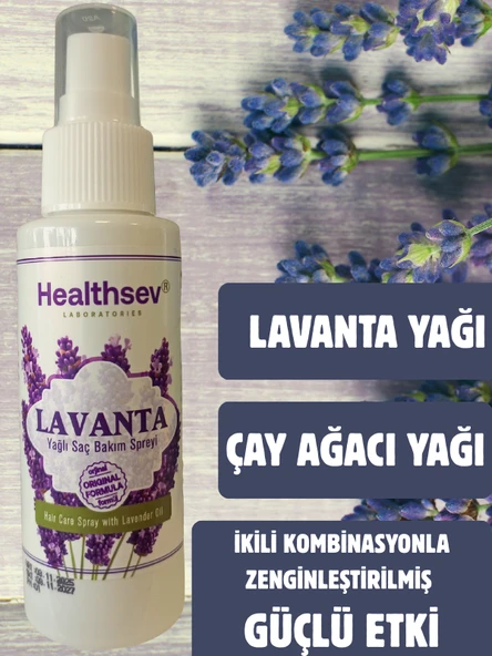 Healthsev Lavanta yağlı Saç Bakım Spreyi 100 ml - Resim 3