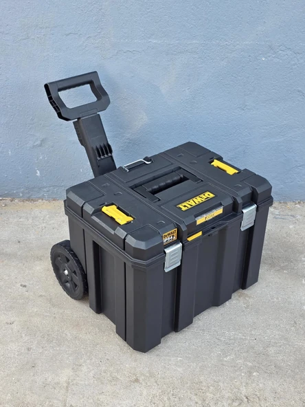 Dewalt TSTAK Ağır Hizmet Tipi Tekerlekli Derin Takım Çantası DW010 (Çıtır Darbeli) ürün görseli 1
