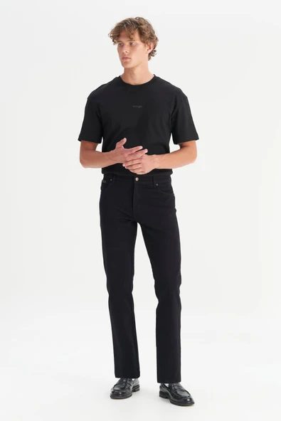 Texas Denim Pantolon Black Black 36 30 - Resim 4