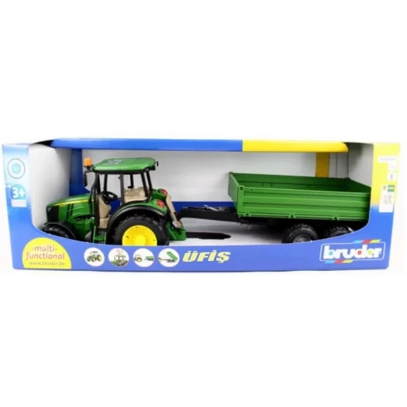 John Deere 5115M Traktör Ve Römork - Resim 4
