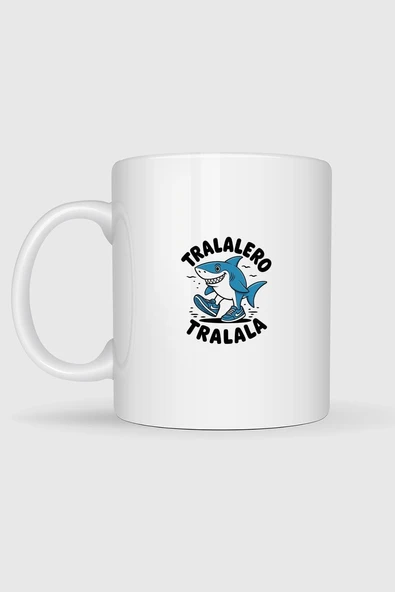 Tralalero Tralala Baskılı Kupa Bardak - Resim 2