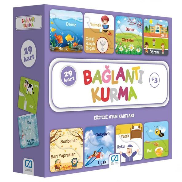 Bağlantı Kurma Eğitici Oyun Kartları ürün görseli 1