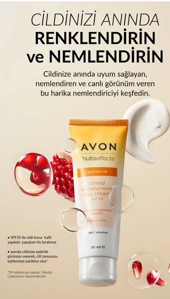 Nutra Effects Tinted Canlı Görünüm Veren Nemlendirici SPF20 ürün görseli 1