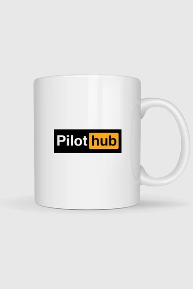 Pilothub - Pilot Baskılı Kupa Bardak ürün görseli 1