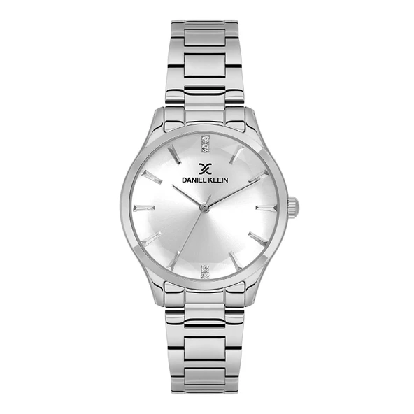 Daniel Klein DK.6.10925.1 Modern Silver Çelik Kordon Kristal Detaylı Gümüş Elegance Kadın Kol Saati ürün görseli 1
