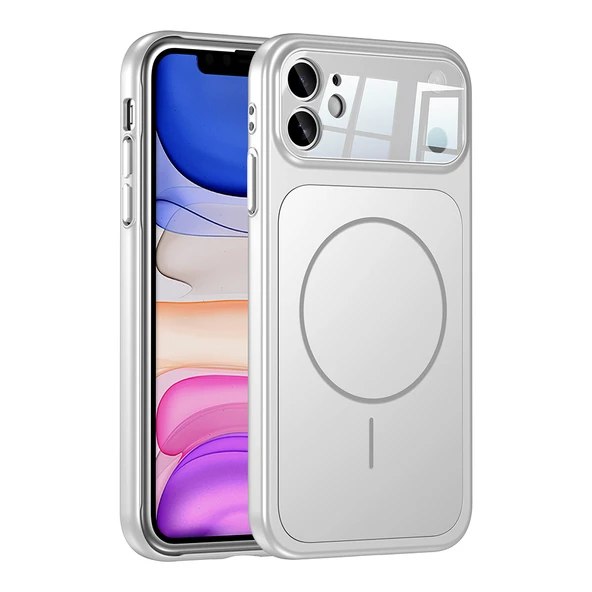 iPhone 11 Uyumlu İphone 17 Görünümlü Kılıf Kablosuz Şarj Özellikli Kamera Korumalı Formen Kapak ürün görseli 1