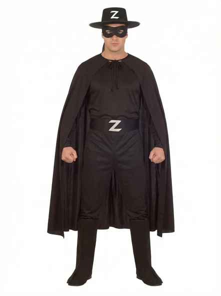 Zorro Kostümü Yetişkin - Resim 5
