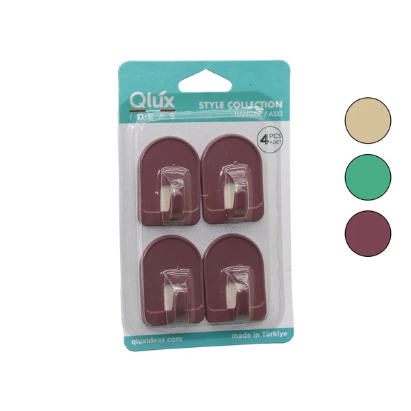 4PCS DOME ASKI NO-1 REKLİ PLASTİK YAPIŞKANLI MONTAJ (2818) ürün görseli 1