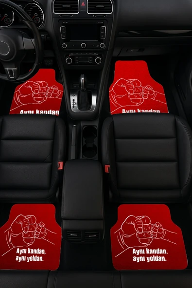 SonicTouch Universal Oto Araba Paspası Takımı Dijital Baskılı Her Araca Uyumlu Yıkanabilir 22OPD251101 ürün görseli 1