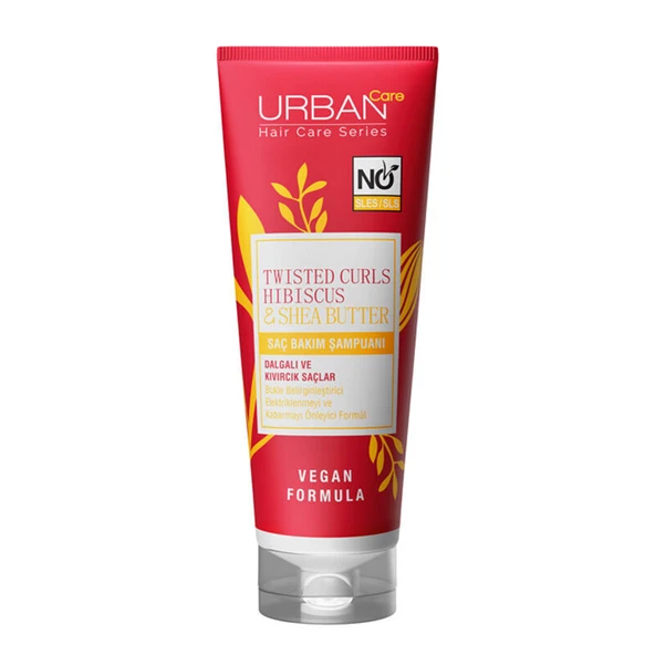 Urban Care Hibiscus ve Shea Yağı İçeren Bukle Belirginleştirici Saç Bakım Şampuanı 250 ml ürün görseli 1