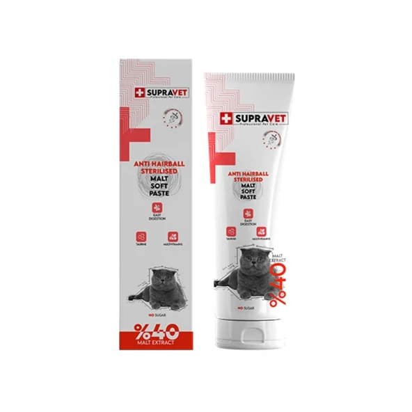 Supravet Sterilised Anti Hairball 100 Gr ürün görseli 1