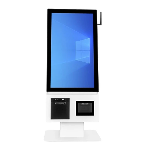 TIWOX 21.5" K-2150W CORE i7 5.nesil 16GB RAM- 256GB SSD- W10 Kiosk 2D Okuyucu-Barkod Yazıcılı Beyaz ürün görseli 1