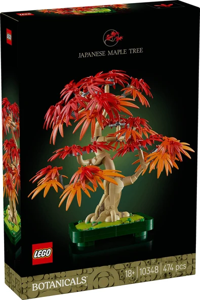 LEGO-10348 Botanicals Japon Kırmızı Akçaağaç Bonsai Ağacı ürün görseli 1