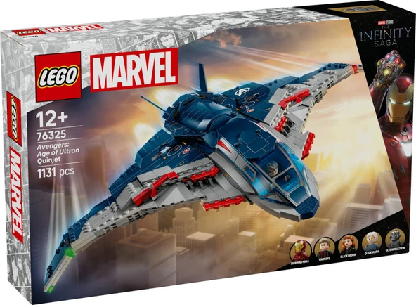 LEGO-76325 Marvel Avengers: Ultron Çağı Quinjet ürün görseli 1
