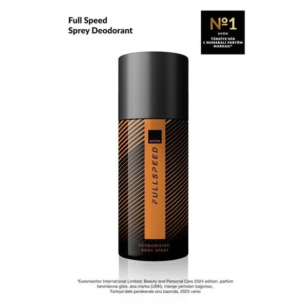 Avon Full Speed Sprey Deodorant 150ml ürün görseli 1