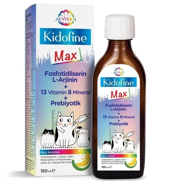 Acvison KidoFine Maxi Sıvı 150ml Şurup ürün görseli 1