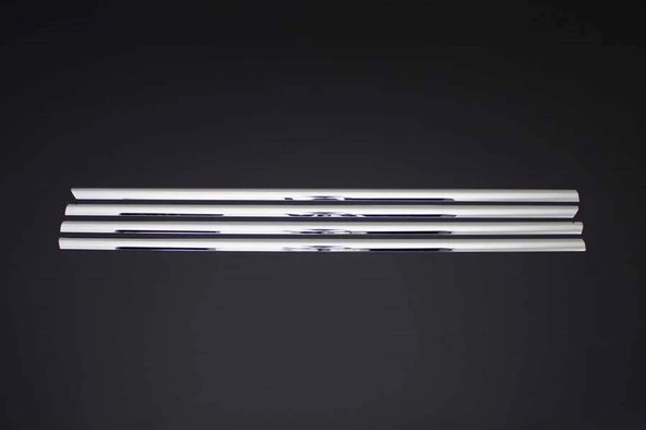 OMSA Mitsubishi Lancer HB Krom Cam Alt Çıtası 4 Parça 2007-2017 Arası ürün görseli 1