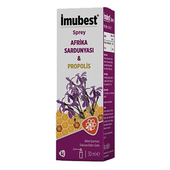 İmubest Afrika Sardunyası + Propolisli Sprey 30ml ürün görseli 1