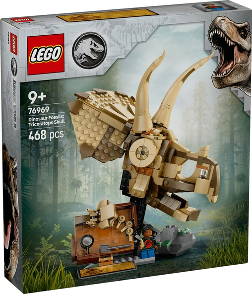LEGO-76969 Jurassic World Dinozor Fosilleri: Triceratops Kafatası ürün görseli 1
