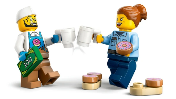 LEGO-60452 City Donut Kamyonu - Resim 5