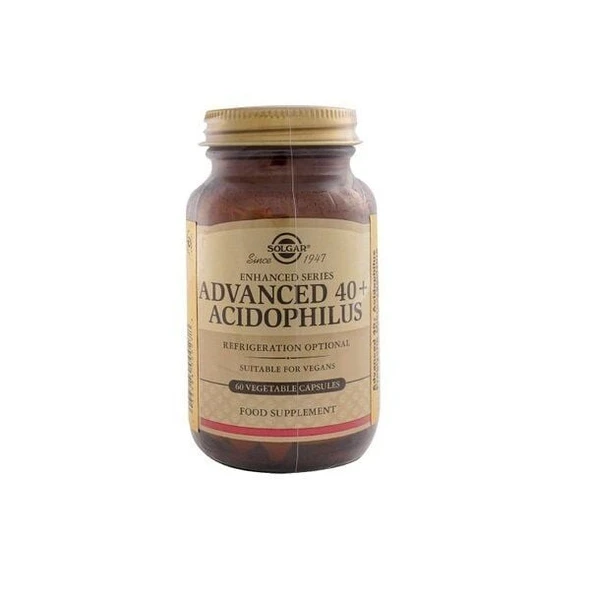 Solgar Advanced 40+ Acidophilus 60 Kapsül ürün görseli 1