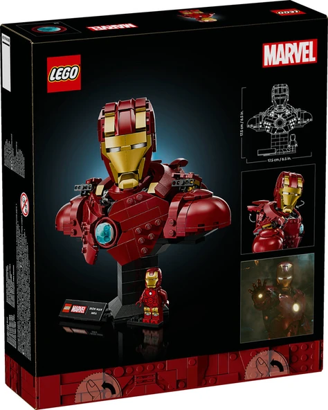 LEGO-76327 Marvel Iron Man MK4 Büstü - Resim 2