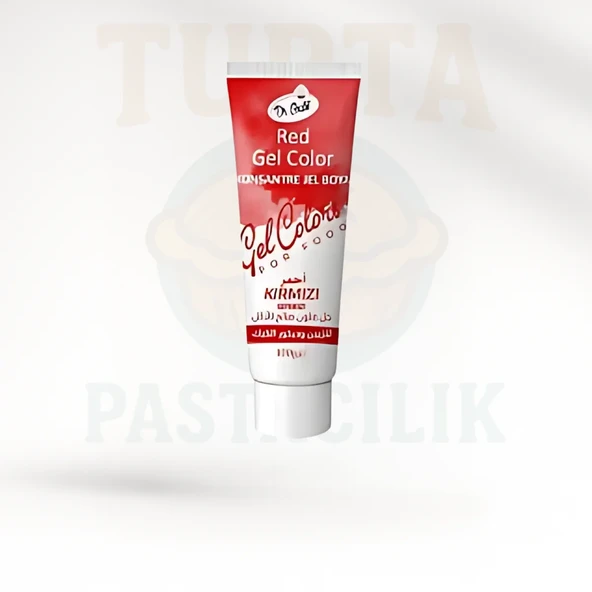 DR.GUSTO JEL BOYA 100 ML KIRMIZI ürün görseli 1