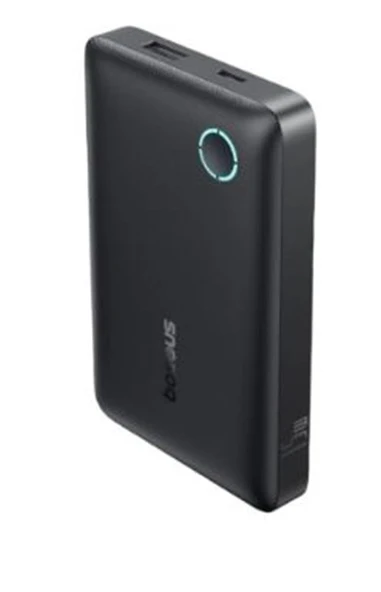 BASEUS P1008210C123-00  Enerfill Fp11 10.000 mAh 15W Taşınabilir Şarj Cihazı Siyah ürün görseli 1