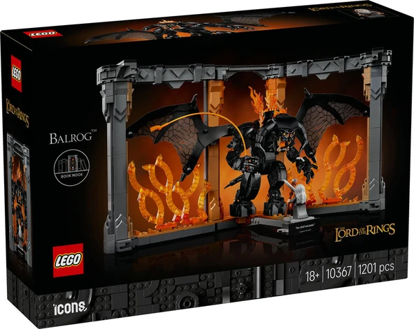 LEGO-10367 Icons Yüzüklerin Efendisi: Balrog™ Kitaplık Dekoru ürün görseli 1