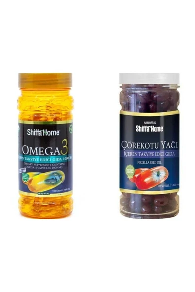 Omega-3 1000 Mg 100 Softjel & Çörek Otu Yağı 1000 Mg 100 Kapsül ürün görseli 1