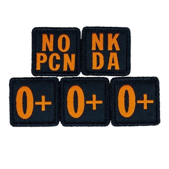 5.11 BLOOD TYPE PATCH KIT 0 POSITIVE ürün görseli 1