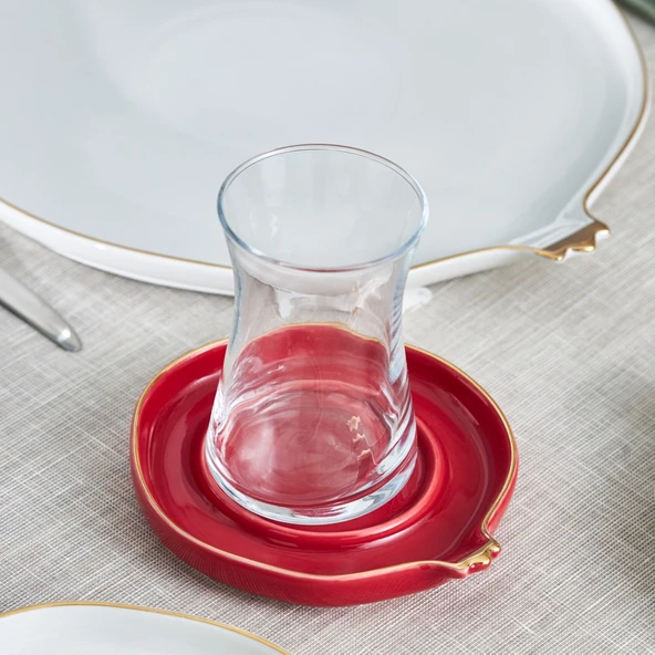 Karaca Elegance Bone Nar 28 Parça 6 Kişilik Kahvaltı Takımı - Resim 4